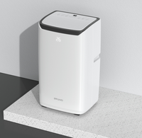Nouveau climatiseur portable électrique 18000 BTU, refroidissement et chauffage, fréquence fixe, WiFi intelligent, grande pièce, usage domestique et hôtelier aux États-Unis, en plastique