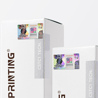 Custom 3d Qr Code Serienummer Hologram Sticker Tamper Evident Veiligheidslabel
