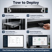 Serveur Rackable 2U HPE ProLiant DL340 Gen12 Xeon 6 144 Cœurs 4 To DDR5 EDSFF NVMe Gen5 pour la Virtualisation - Vente en Gros Usine