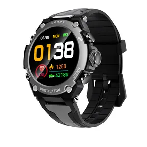 DK10 Smartwatch الرياضة ارتداء البوصلة معدات غطس الرقمية ضغط الدم شاشة عرض نسبة الأكسجين في الدّم الصحية تعقب هاتف ساعة ذكية DK10