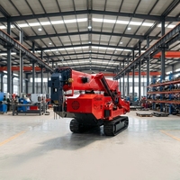 Nouvelle Arrivée Grue Araignée de 12 Tonnes Grue sur Chenilles Hydraulique de 12 Tonnes à Grande Portée pour Grands Projets