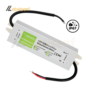 <strong>LED</strong> <strong>Strip</strong> Switch <strong>Power</strong> Supply 90-250V AC to DC 12V 0.83A Max 10W Electronic Driver Transformer Converter <strong>Adapter</strong> IP67 Waterproof - Product Image 1