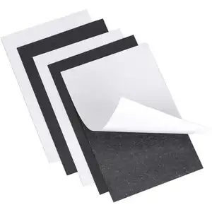 Pegatinas magnéticas de hoja cortables flexibles de 4x6, 8x10 pulgadas con respaldo adhesivo brillante y papel fotográfico magnético imprimible de inyección de tinta mate