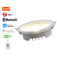 Nordic Liper Downlight LED COB SMD 8W 20W 30W IP44 Dimmable CCT Chaud, Encastré 85mm 150mm 180mm, Compatible DALI