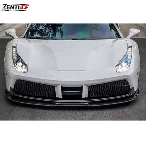 ชุดแต่งคาร์บอนไฟเบอร์แบบแห้งขนาดเล็กสไตล์ Vors สำหรับ <span class=keywords><strong>Ferrari</strong></span> <span class=keywords><strong>488</strong></span> <span class=keywords><strong>GTB</strong></span> Spider ปี <span class=keywords><strong>2015</strong></span>+ อุปกรณ์ตกแต่งรถยนต์ - Product Image 3