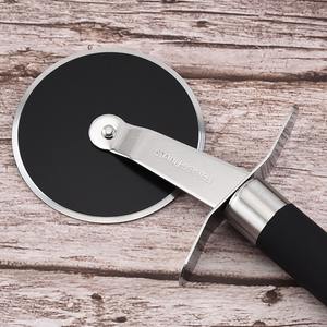 موقد بيتزا من الفولاذ المقاوم للصدأ سكين مطبخ بيتزا عجلة الخبز المنزلي عجلة واحدة عجلة - Product Image 3