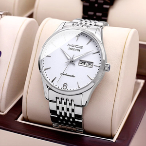 1Customized Luxury Stainless Steel Miyota <b>Automatic</b> Mechanical Water Resistant Chronograph Men's <b>Watch</b> Pointer Dial 20mm Band - Product Image 2