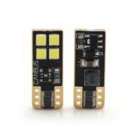 Seko T10 Led Canbus Blanc 12V Aluminium W5W 168 194 Lampe pour feux de plaque d'immatriculation, feux de position, feux intérieurs