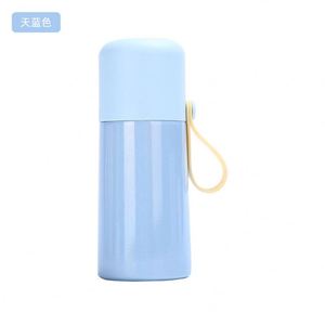 350ml Bullet <b>Bottle</b> Stainless Steel Vacuum <b>Thermos</b> Flask Leakproof With Strap Portable Cup - Product Image 1
