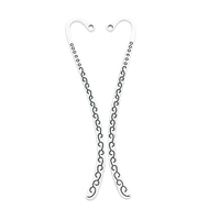 Pendentif en alliage de style vintage 84 mm, breloques rétro DIY, marque-page métallique pour scrapbooking, artisanat, accessoires de bureau et scolaires pour étudiants