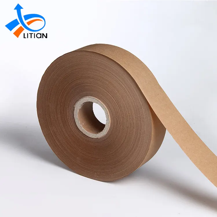 China Manufacturing Heat-Resistant Adhesive Bag Sealing Kraft Paper Tape