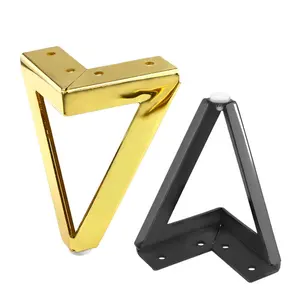 WINSTAR fornitore di fabbrica 6 pollici più forte metallo dorato divano gambe per tavolo sedia letto