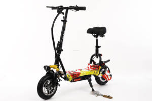 Trottinette <span class=keywords><strong>électrique</strong></span> rapide de 10 pouces, 500 watts, à 2 roues, pliable, longue portée, pour adultes, avec siège, trottinettes <span class=keywords><strong>électrique</strong></span>s tout-terrain - Product Image 6