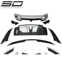 Pare-chocs arrière en carbone forgé Hotter SD avec éclairage LED pour Rolls Royce Cullinan Msy Wide Body Kit, directement de l'usine, haute performance