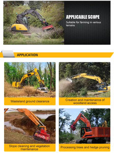 Mini débroussailleuse forestière à fléaux à vendre, idéale pour l'entretien routier et la tonte des pelouses - Product Image 4
