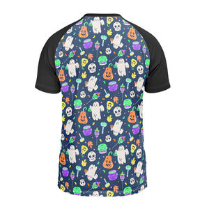 Cosplay personnalisé Halloween motif hauts à manches courtes grande taille chemises pour hommes fête personnalisation porter - Product Image 2