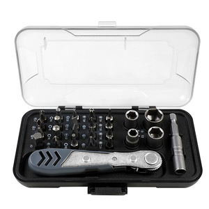 <b>Precision</b> <b>Screwdriver</b> Bit Set 26 In 1 With Ratchet Handle For Phone Repair And Home Use Steel Magnetic Bits In Case - Product Image 2