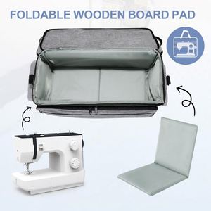 Sac de transport portable pour machine à coudre avec rembourrage amovible, fabriqué en usine BSCI, grand format, boîte de rangement pour machine à coudre - Product Image 5