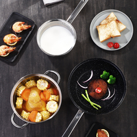 Set Perlengkapan Makan Grosir Produsen, Set Panci dan Wajan Stainless Steel Dessini Terlaris, Panci yang Dapat Dikustomisasi, Penyangga Panci, Wadah Buah