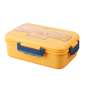 <span class=keywords><strong>Caja</strong></span> bento japonesa para acampar, se puede lavar con microondas, con mango - Product Image 4