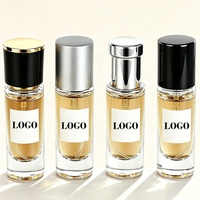 Flacon de parfum vaporisateur en verre transparent portable cylindrique de 10 ml, 15 ml, 20 ml, vide, personnalisable