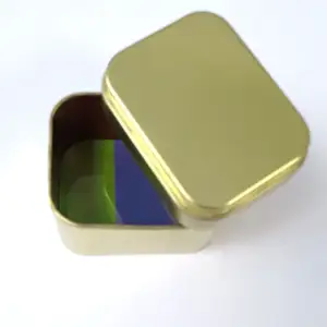 Caixa de lata de doces de metal multifuncional personalizada
