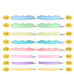 8 paires de tiges de rehaussement de cils en silicone, accessoires pour permanente de cils, outil de protection pour lifting des cils, GZ RTS, commande en gros mixte - Product Image 3