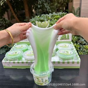 Pâte à modeler artisanale Two Bamboo Shoot Friends Bubble Clay, 8 pièces, verte, non collante, jouet sensoriel pour enfants de 5 à 7 ans, unisexe - Product Image 4