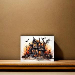 Handmade 40*50cm Halloween ma nhà sơn kim cương Kit đầy đủ vòng 5D Acrylic Halloween trang trí nội thất sơn kim cương - Product Image 3