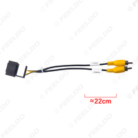 Câble adaptateur RCA 16 broches femelle pour caméra de recul de voiture Hummer H2 2008