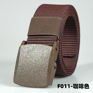 Cinturón táctico de nailon para exteriores para hombre, hebilla deportiva de lona PP, stock de estudiantes no metálicos, piezas y accesorios especiales para bolsas - Product Image 3