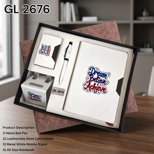 Natural PU Leather Business Gift Box PU Leather <b>Notebook</b> Metal Ball Pen Matte Rubberized Double Wall Water Bottle Personalized - Product Image 2