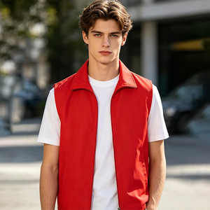 Abiti da lavoro gilet con Logo personalizzato camicia pubblicitaria gilet volontario in tela senza maniche <span class=keywords><strong>cappotto</strong></span> traspirante - Product Image 2