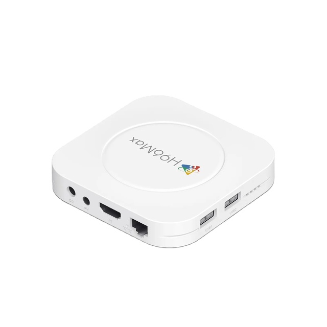 H96 Max M1 Plus White Color Digital  8k Media Player Streaming Video for Tv Radio Advertising Digital Signage Media Player
