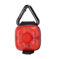 Mini Luz LED para Pasear Mascotas, para Perros y Gatos Pequeños, Medianos y Grandes, 4 Lámparas LED, Carcasa Esmerilada, 3 Modos, Clip para Collar, Luz Intermitente para Paseos Nocturnos