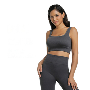Conjunto de Ropa Interior Femenina de Dos Piezas Sin Costuras con Almohadillas Desmontables, Venta Caliente Transfronteriza <span class=keywords><strong>SHEIN</strong></span> AliExpress TEMU Yoga - Product Image 4