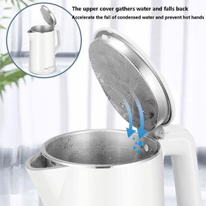Stainless Steel Electric <b>Kettle</b> with <b>Temperature</b> <b>Control</b> and Automatic Shut-off 2.2L Portable for Household Hotel RV Use - Product Image 6