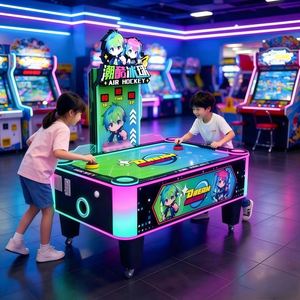 Table de jeu de hockey sur air à monnayeur pour deux joueurs, pour enfants, pour centre de jeux et d'amusement - Product Image 4