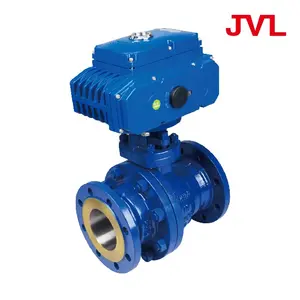 Water Ball Valve Steam Control14001 Flanged Hard Seal Electric Motorized Water Ball Valve