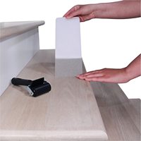 Tapis de sol antidérapants imperméables en matériau PEVA transparent et transparent pour escaliers