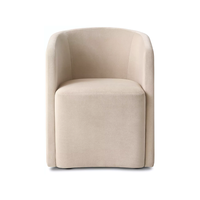 Chaise de salle à manger moderne, chaise latérale en mousse haute densité, structure en bois massif, matériau écologique, mobilier pour appartement, villa, maison