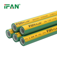 Tuyau PPR de couleur verte PN20 en matière première importée, personnalisable IFANPlus, pour plomberie en plastique