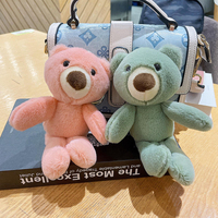 Nouvelle mode : Accessoires de décoration pour sac en coton, ours en peluche mignon de 20 cm, pendentif de mariage