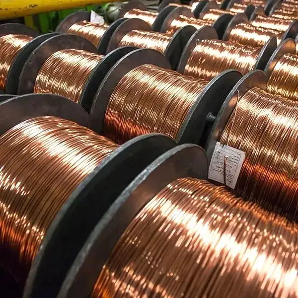 Venta caliente suministro de fábrica aleación negocio oro rojo latón calibre cátodo/alambre de cobre electrolítico