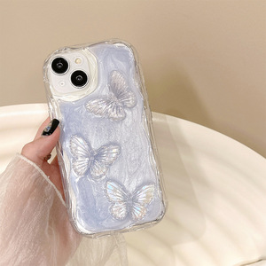 Shimmer cuori custodia per telefono di lusso estetica nuova custodia <span class=keywords><strong>rosa</strong></span> cuore custodia per <span class=keywords><strong>iPhone</strong></span> 15 14 <span class=keywords><strong>13</strong></span> 12 11 <span class=keywords><strong>Pro</strong></span> Glitter farfalla <span class=keywords><strong>Cover</strong></span> - Product Image 4