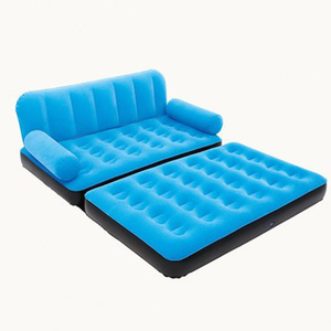Portable Inflatable <strong>Beds</strong> Soft <strong>Velvet</strong> Warm <strong>Sofas</strong> Bedroom Furniture <strong>Beds</strong> <strong>With</strong> <strong>Air</strong> Pump Outdoor Camping <strong>Beds</strong> <strong>Sofa</strong> Beanbag Chair - Product Image 2