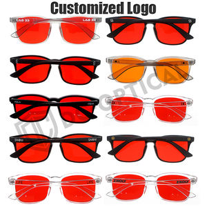 Lunettes de jeu à verres rouges, légères, anti-fatigue oculaire, bloquant la lumière bleue, anti-reflets, filtre pour lunettes pour les jeux FPS avec emballage - Product Image 4