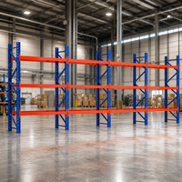 Étagère de présentation industrielle réglable en acier antirouille, robuste pour entrepôt et magasin