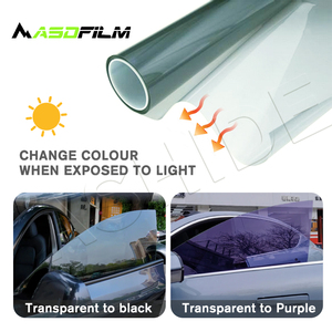 Aishide 3.5mil UV chặn Nano gốm xe photochromic phim kính chắn gió nhiệt ánh sáng mặt trời kiểm soát tự động phân cực năng lượng mặt trời cửa sổ <span class=keywords><strong>Tint</strong></span> - Product Image 6