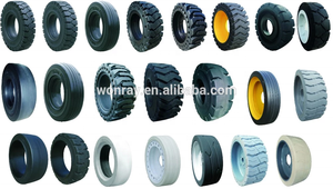 200/50-10 (6.50) 원레이 고품질 솔리드 지게차 타이어 (노즈 포함) - Product Image 3